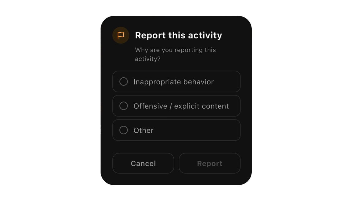 Report Activity